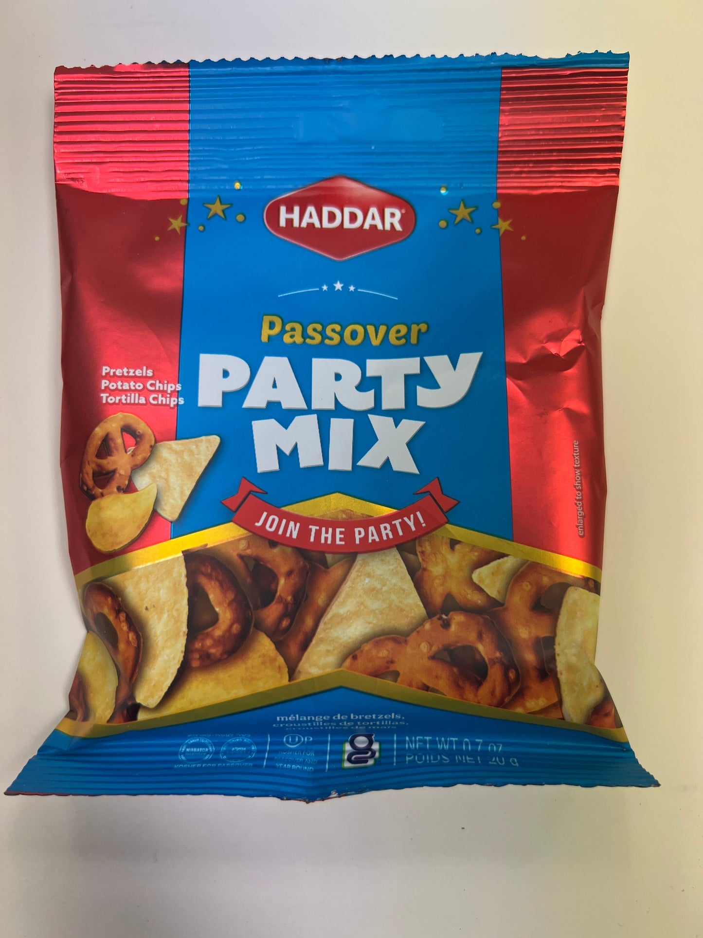 Haddar Passover party mix gluten free