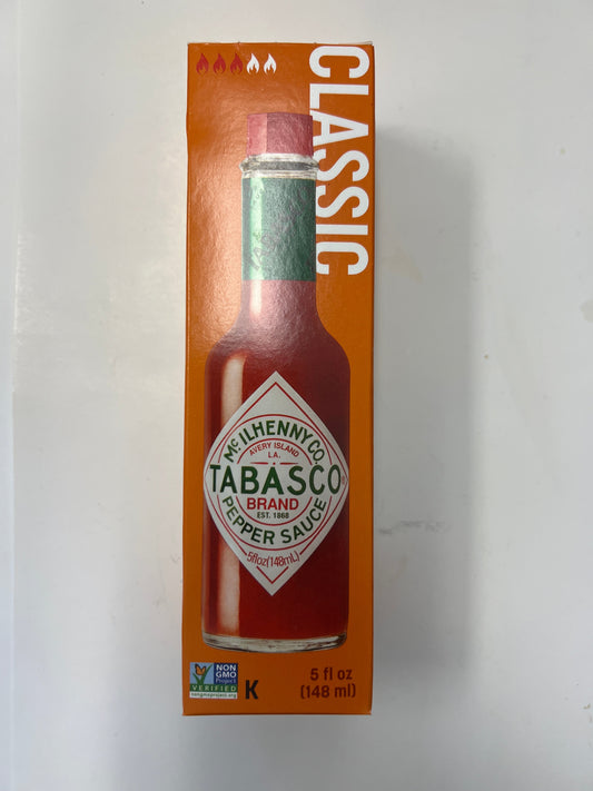 Classic Tabasco brand pepper sauce