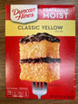 Duncan Hines classic yellow cake mix