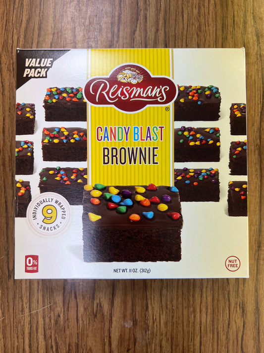 Reisman’s candy blast brownie individually wrapped ￼