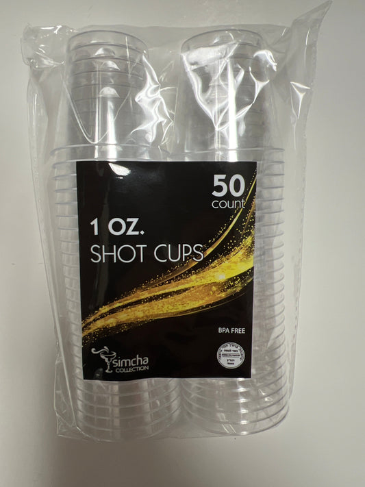 Blue sky #207 1oz shot cups 50ct clear