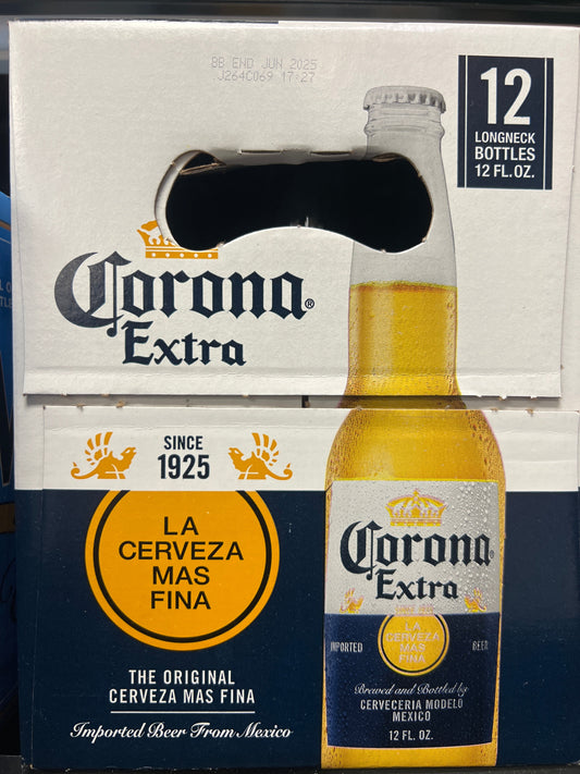 Corona extra 12oz 12pk beer bottles