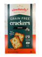 Absolutely gluten free. Grain free crackers onion flavored