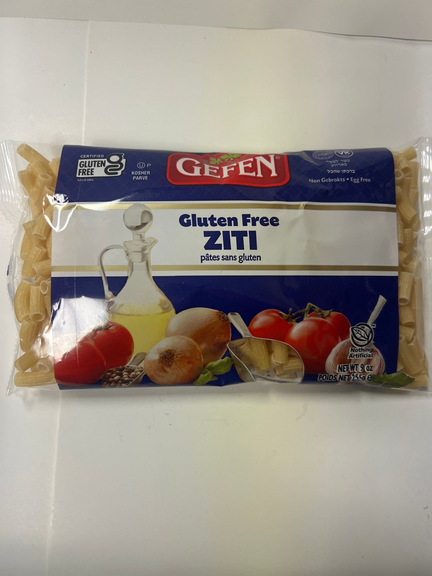Gefen gluten free ziti pasta