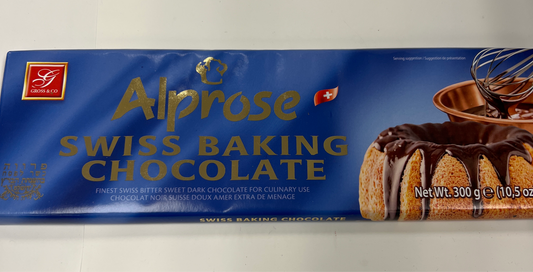 Alprose Swiss baking chocolate