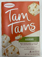 Manischewitz tam tams crackers onion