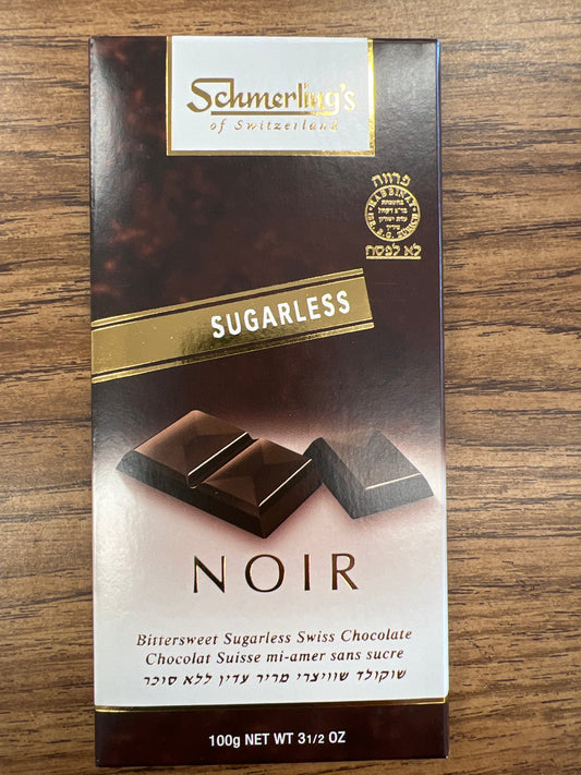 Schmerling. Sugarless Noir. Chocolate parve