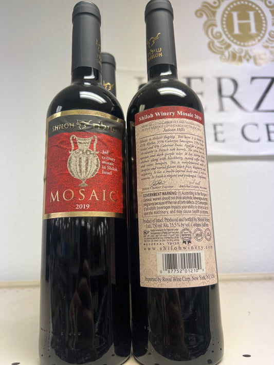 Shiloh Red Wine Mosaic Judean Hills 2019 Mevushal