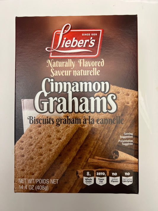 Liebers cinnamon Graham crackers