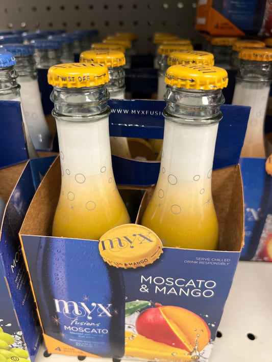 Myx Mango Moscato Fusions 4 x 187ml Mevushal