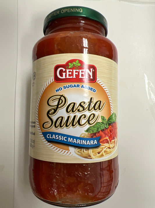 Gefen no sugar added classic marinara pasta sauce