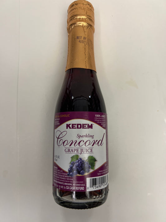 Kedem sparkling Concord grape juice 6.3oz