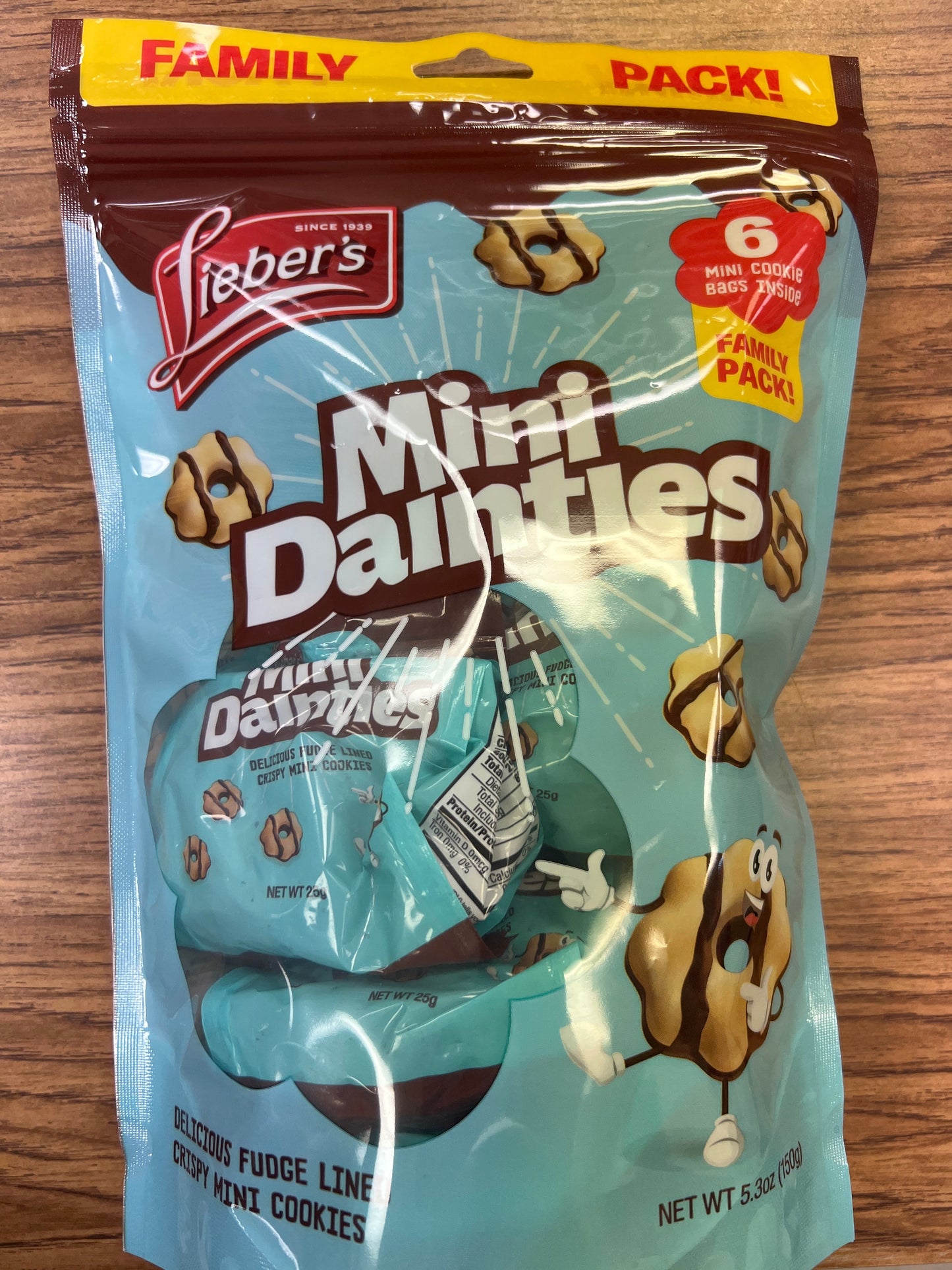 Liebers mini dainties family pack 6ct