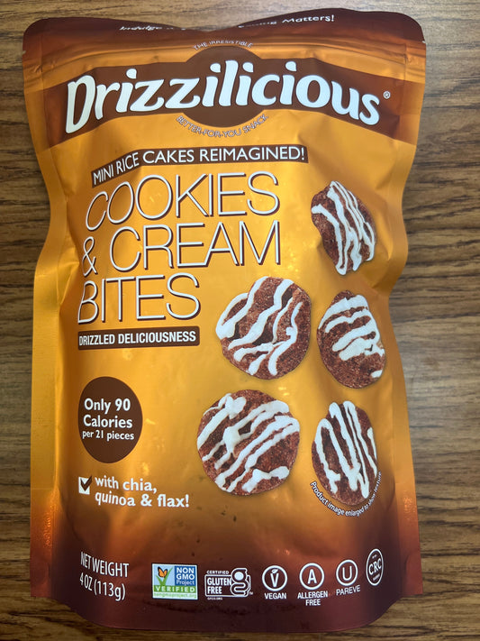 Drizzilicious cookies and cream bites