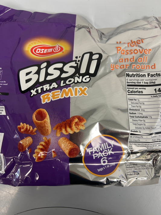 KFP osem bissli Remix extra long 6-pack