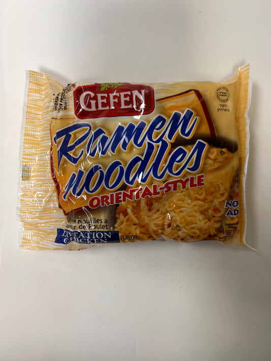 Gefen ramen noodles oriental style imitation chicken