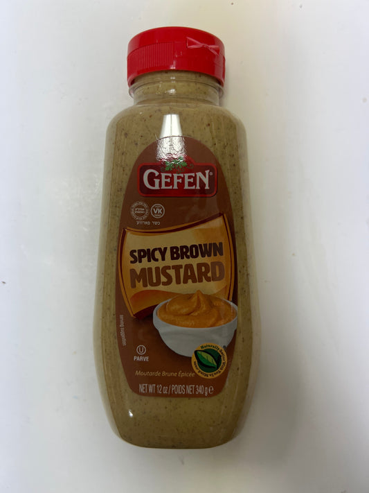 Gefen spicy brown mustard