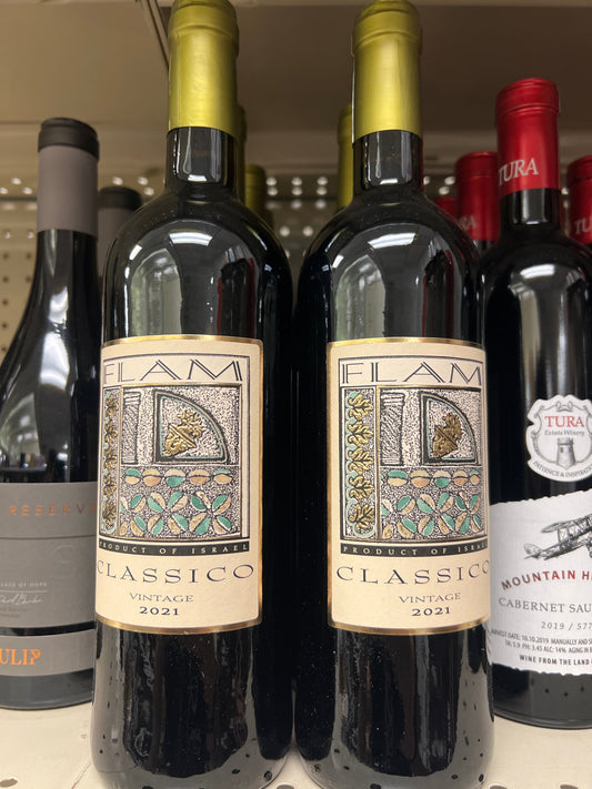 Flam Red Wine Classico Judean Hills 2021 not Mevushal