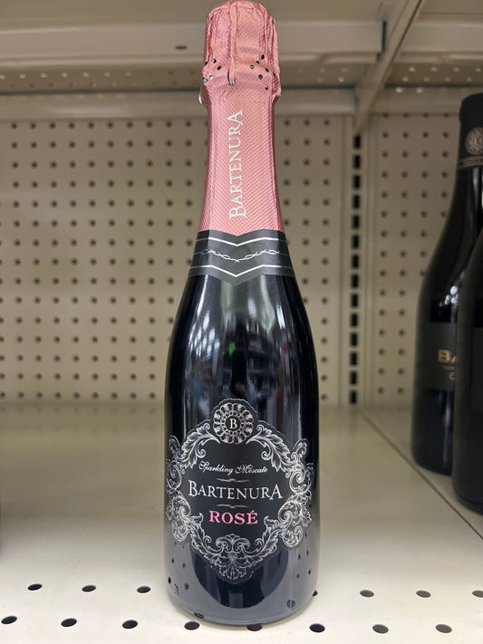 Bartenura Sparkling Moscato Rose Piemonte 375ml Mevushal