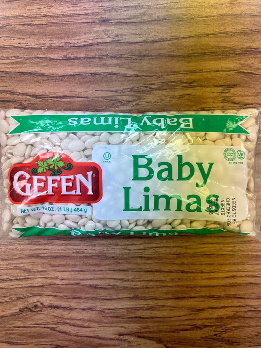 Gefen baby Limas. Lima beans