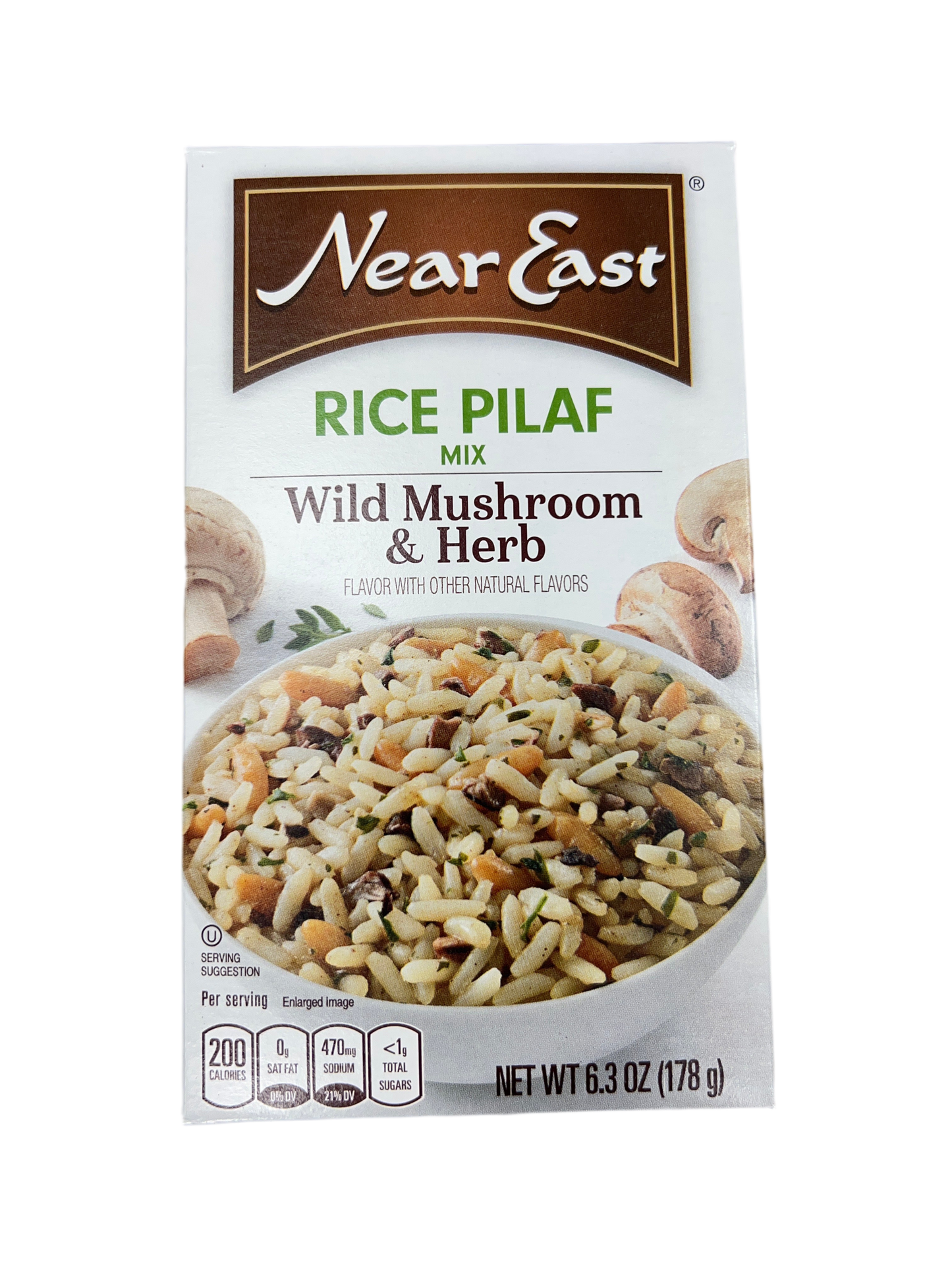 Near east. Rice pilaf mix. Wild mushroom and herbs