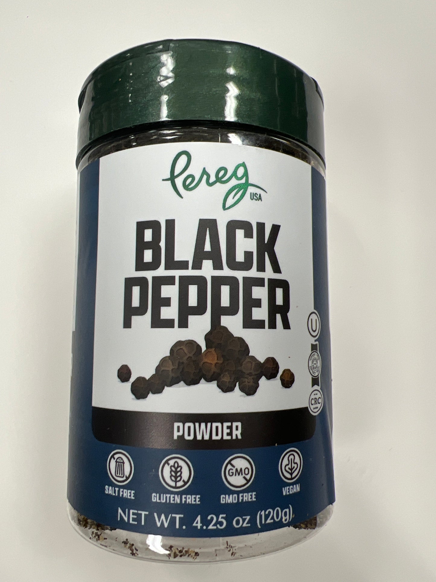 Pereg black pepper. Powder
