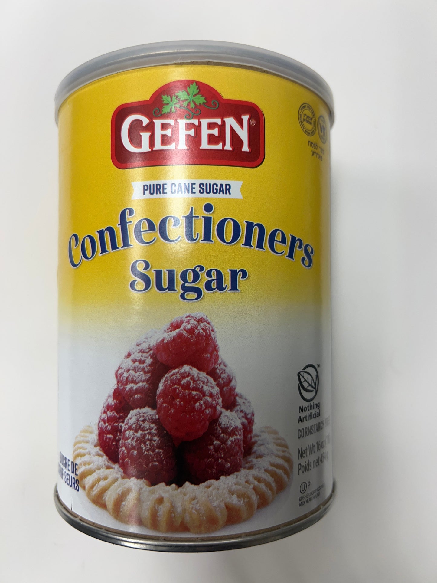 Gefen pure cane sugar confection sugar