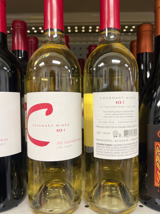 Covenant Sauvignon Blanc Red C Lake County 2021 NOT Mevushal