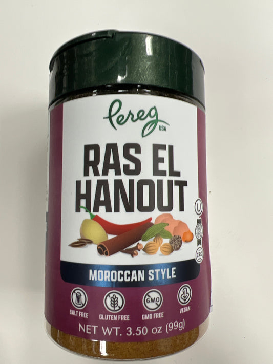 Pereg ras el hanut. Moroccan style