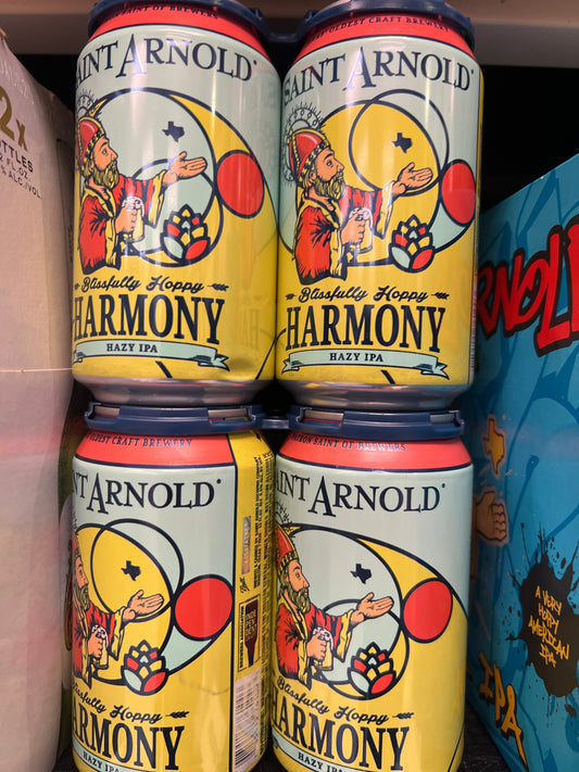 Saint Arnold harmony 12oz 6pk beer cans