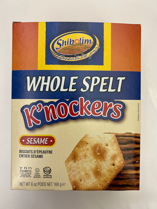 Shibolim whole spelt knocker’s sesame