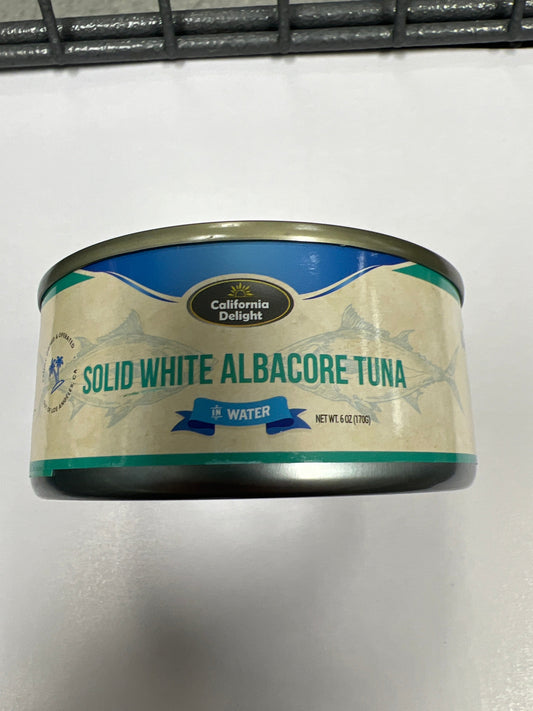 California delight solid white albacore tuna in water