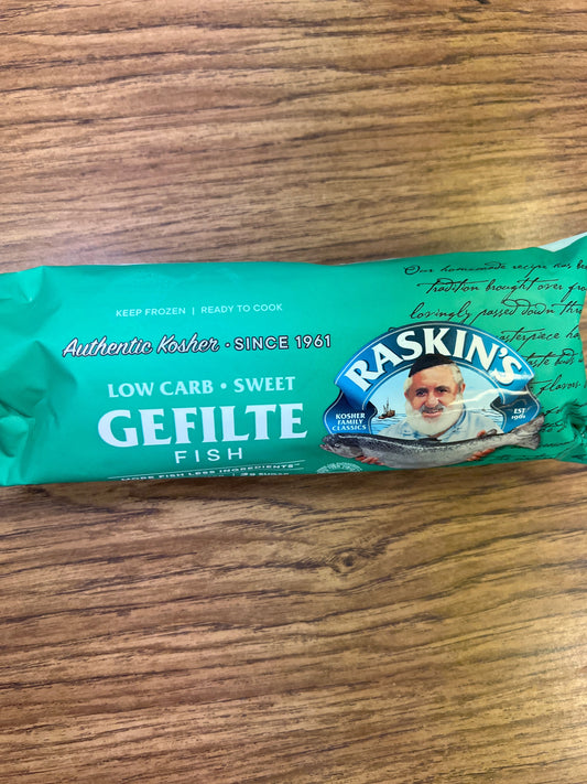 Raskins sweet no pepper no oil gefilte fish KFP