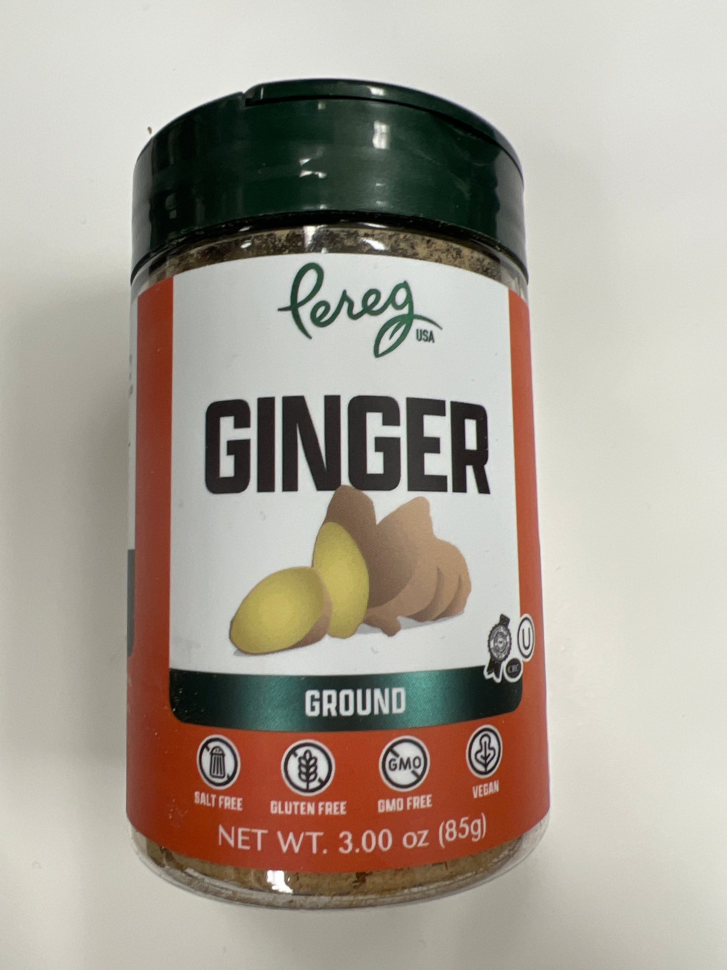 Pereg ginger. Ground
