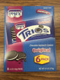 Paskesz trios original chocolate sandwich cookies 6-pack