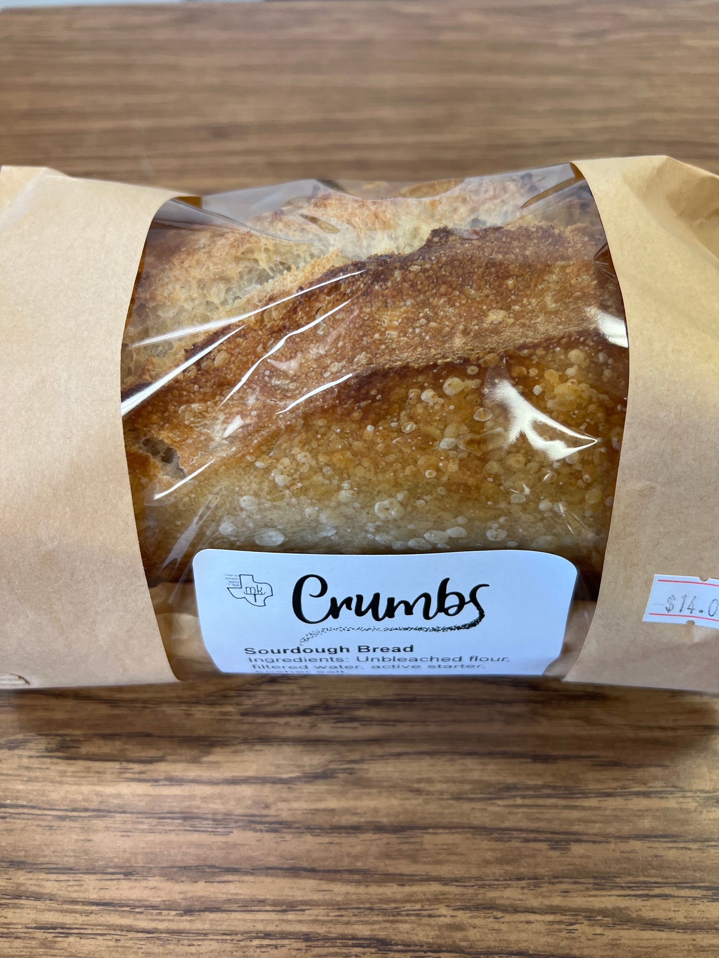 Crumbs, sourdough bread, plain