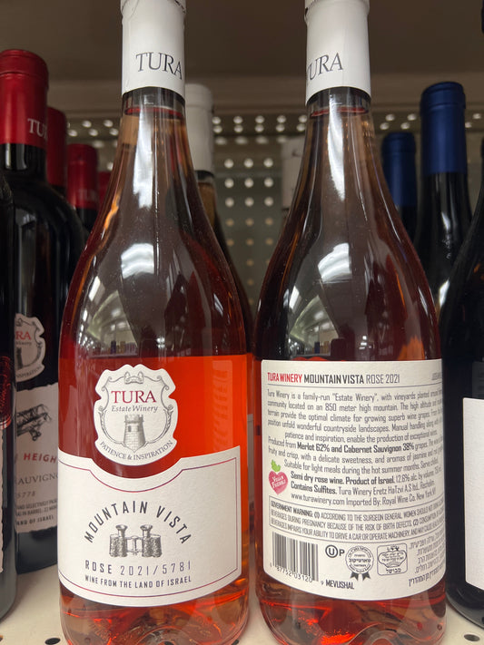 Tura Winery Mountain Vista Rose Mevushal