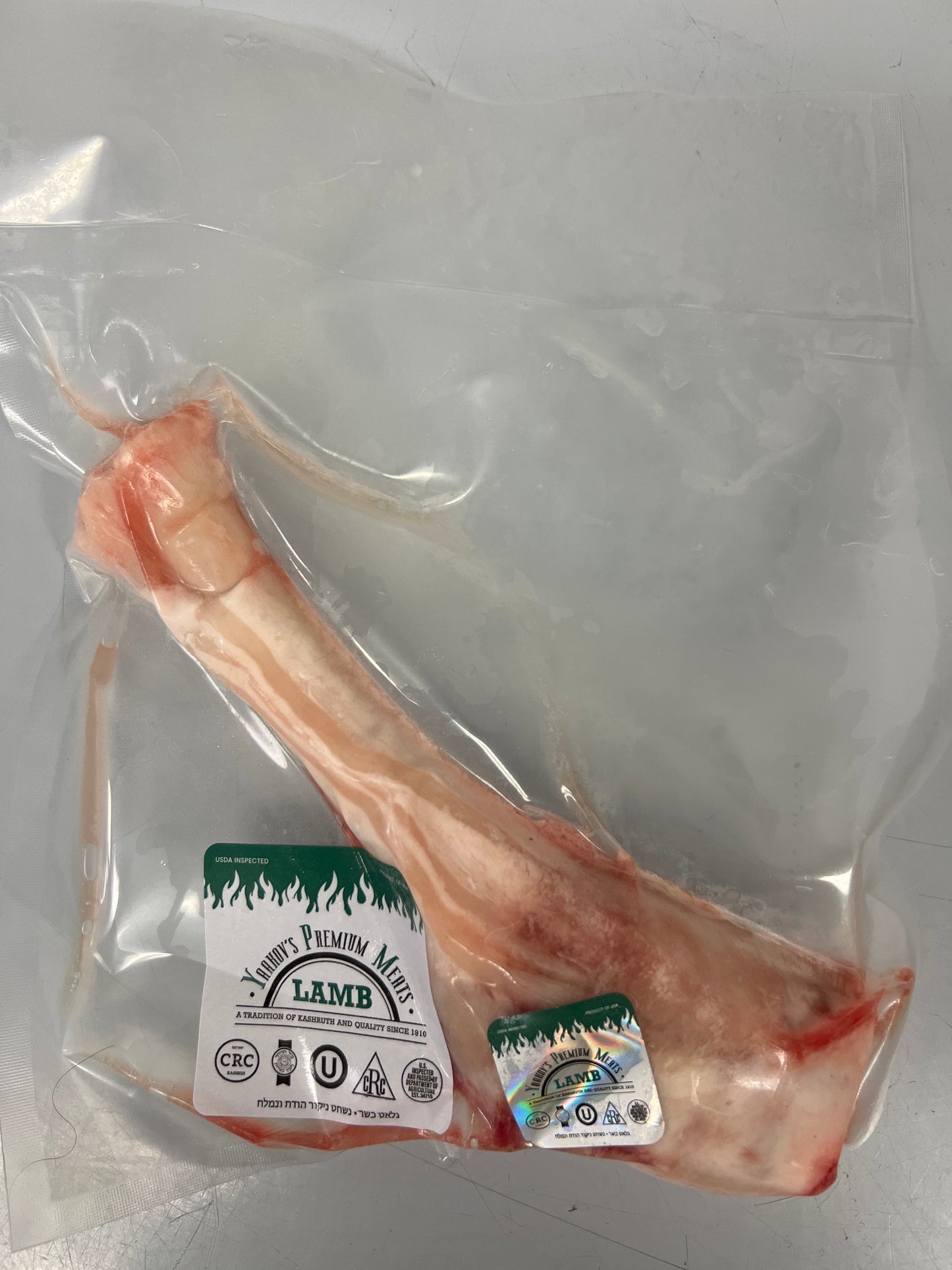 Yaakov’s premium Meats. Lamb shank bone for Seder plate. $6.99/lb. Approx 0.3lbs. Weight adjusted at fulfillment