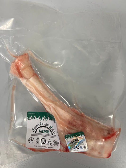 Yaakov’s premium Meats. Lamb shank bone for Seder plate. $6.99/lb. Approx 0.3lbs. Weight adjusted at fulfillment