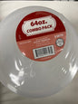 Blue sky. 64oz container combo pack 3-sets lids included