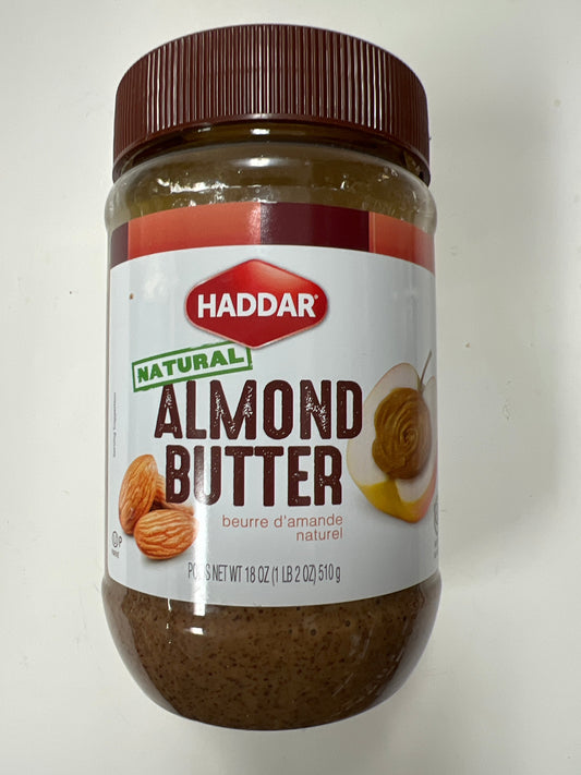 Haddar natural almond butter