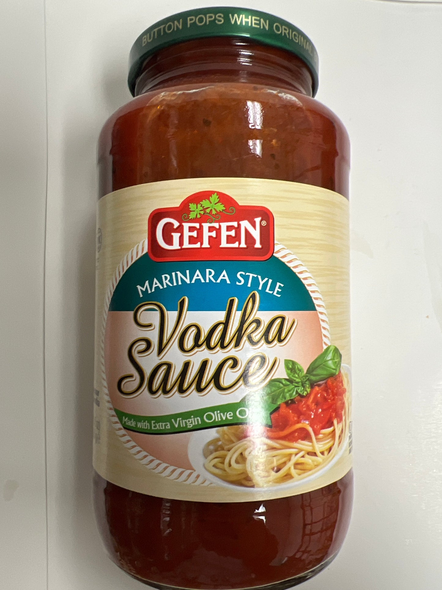 Gefen marinara style vodka sauce