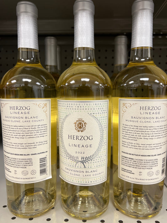 Herzog Sauvignon Blanc Lineage Musque Clone Lake County Mevushal