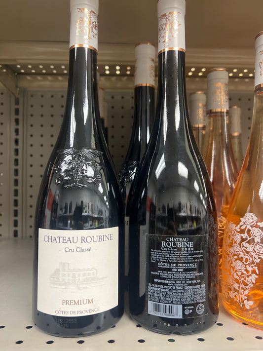 Chateau Roubine Cotes de Provence Rose Premium Cru Classe 2020 NOT Mevushal