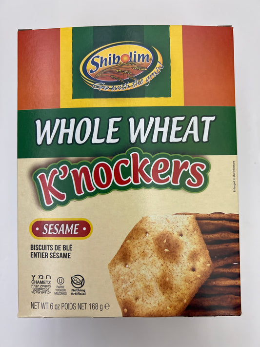 Shibolim whole wheat knocker’s sesame