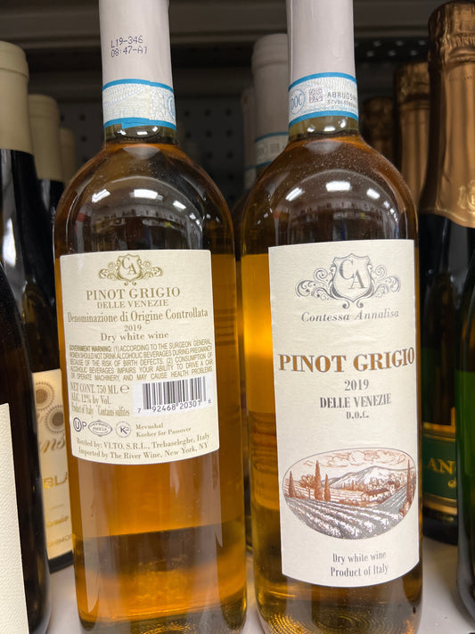 Contessa collection Pinot Grigio Delle Venezie Mevushal