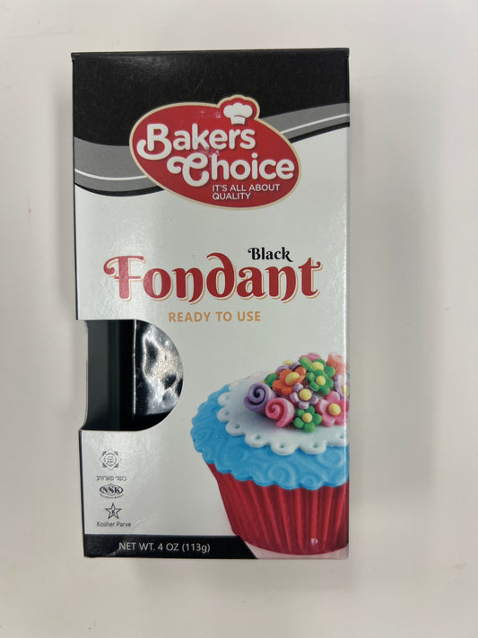 Baker’s choice black fondant
