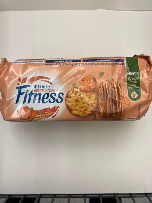 Fitness thin cracker with sweet potato