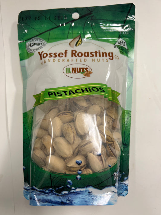 Yossef roasting pistachios