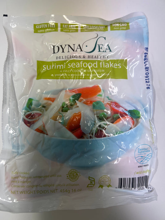 Dynasea surimi seafood flakes / fake crab / kani